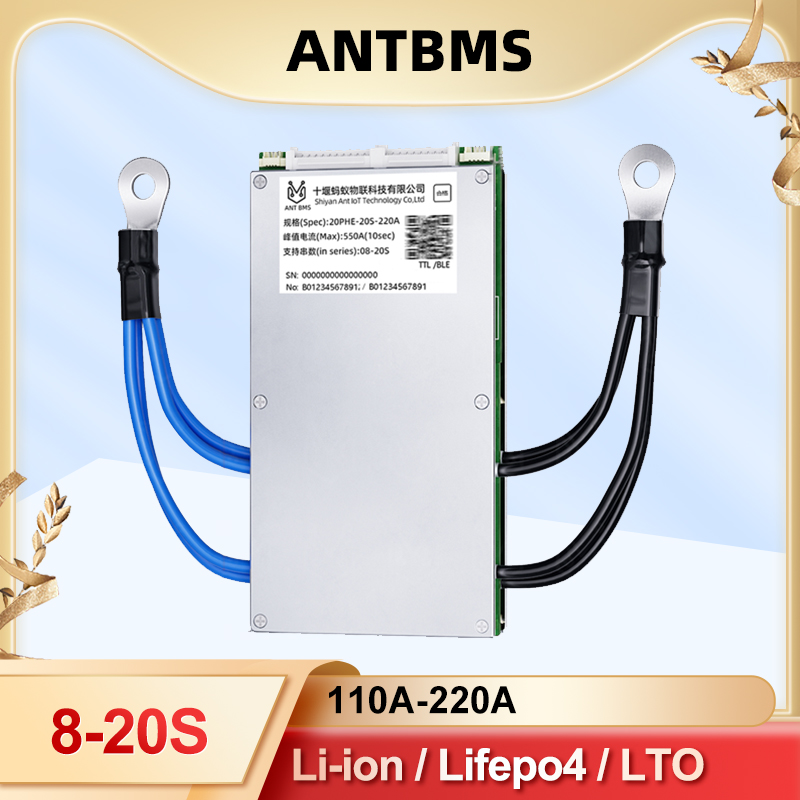 Smart Bms 24S 200A Bluetooth Lifepo4 - ANT Smart BMS 8S-20S with WiFi