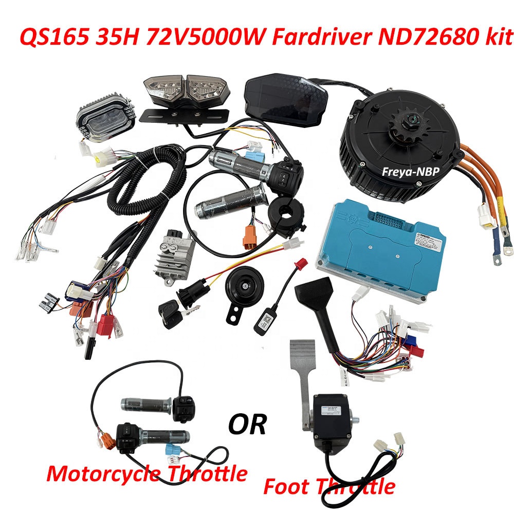 QS Motor QS165 5000W 72V 35H H - Mid Drive Motor Kit 72V 5000W ulasan dan harga